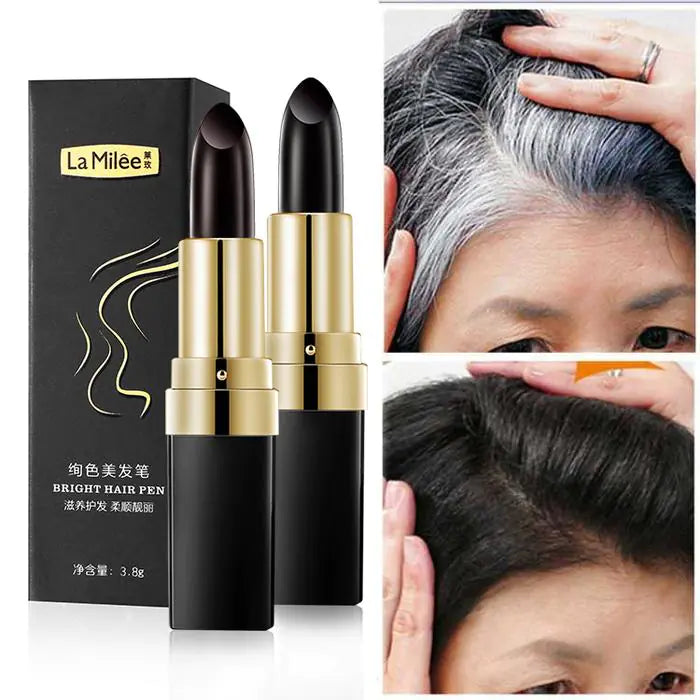 Lai Mei 3.8g Hair Dye Stick for Quick Gray Coverage